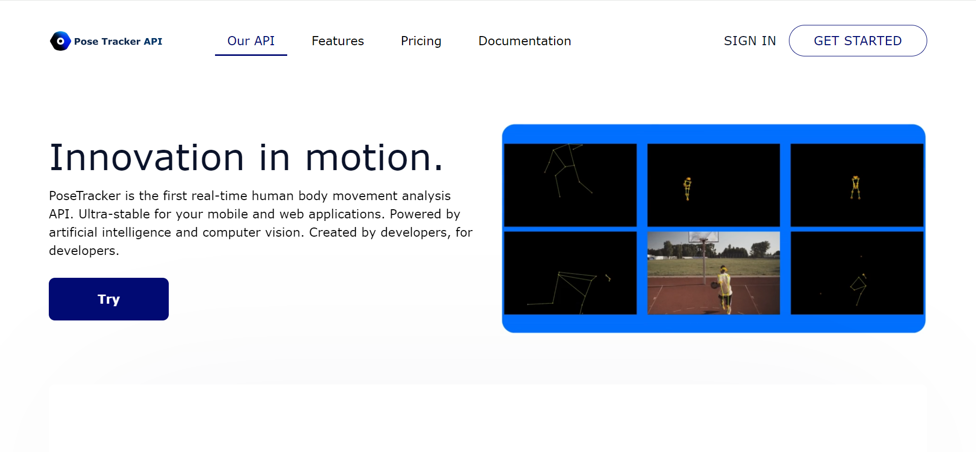 PoseTracker API