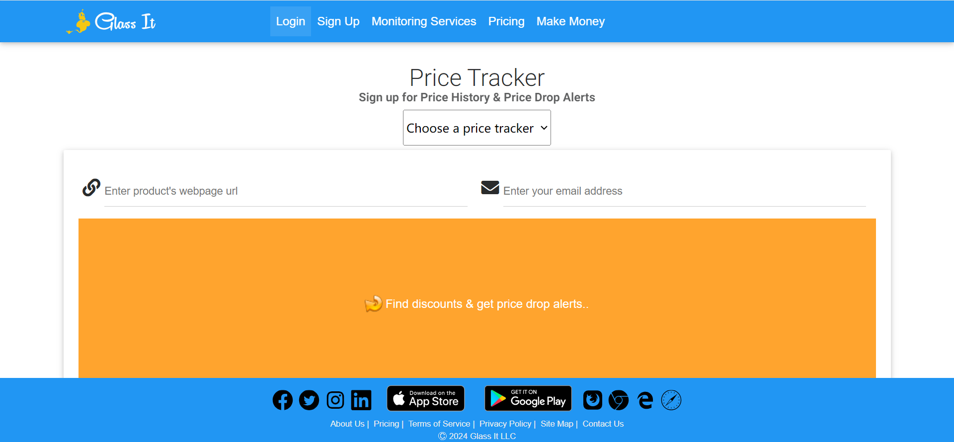 Glass It Price Tracker