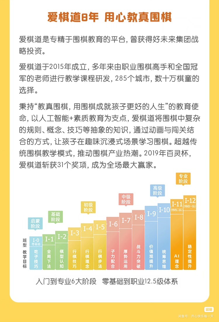 爱道棋课程转让